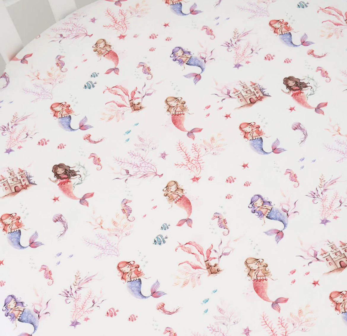 Mermaid Organic Cot Sheet