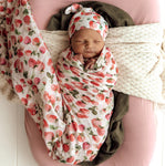 Strawberry Organic Muslin Wrap
