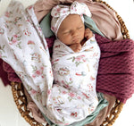 Alice’s Tea Party Organic Muslin Wrap