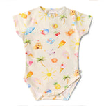 Beach Fun Short Sleeve Organic Bodysuit