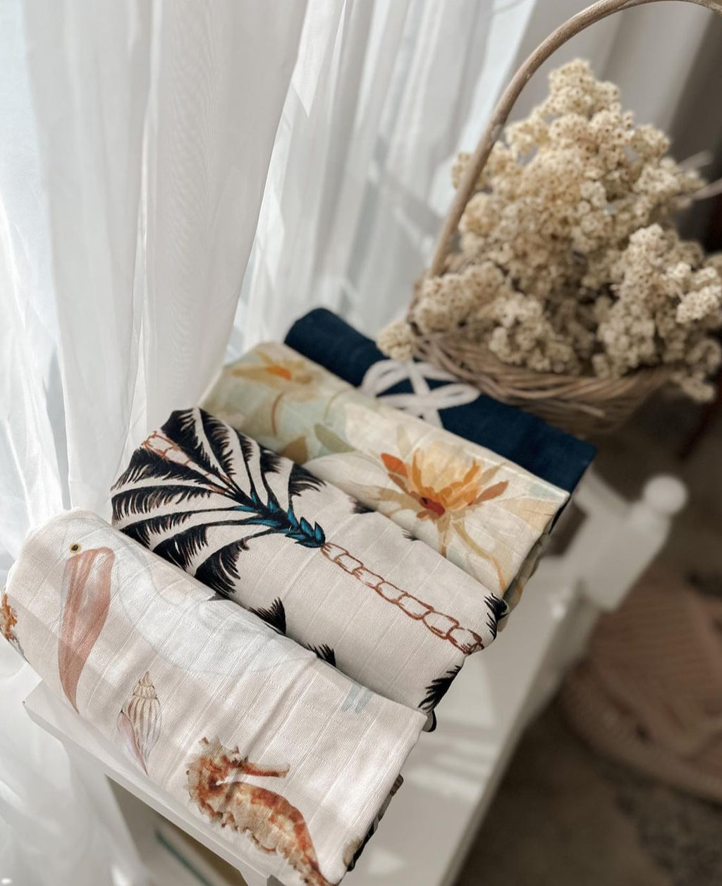 Pop Ya Tot Organic Muslin Swaddles