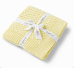 Sunlight Diamond Knit Organic Baby Blanket
