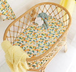 Citrus Squeeze Organic Bassinet Sheet / Change Pad Cover