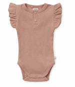 Rose Short Sleeve Organic Bodysuit