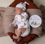 Bears Long Sleeve Organic Bodysuit