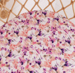 Blushing Beauty Organic Bassinet Sheet / Change Pad Cover