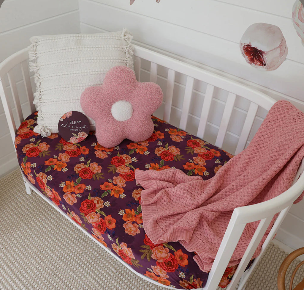 Sienna Organic Fitted Cot Sheet