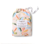 Summer Palm Organic Fitted Bassinet Sheet / Change Pad Cover