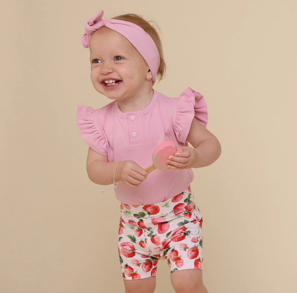 Strawberry Organic Bike Shorts