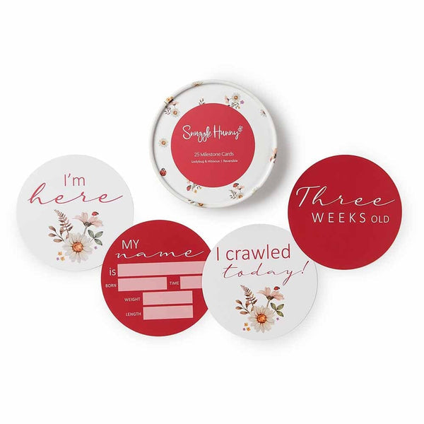 Snuggle Hunny Reversible Milestone Cards (various)