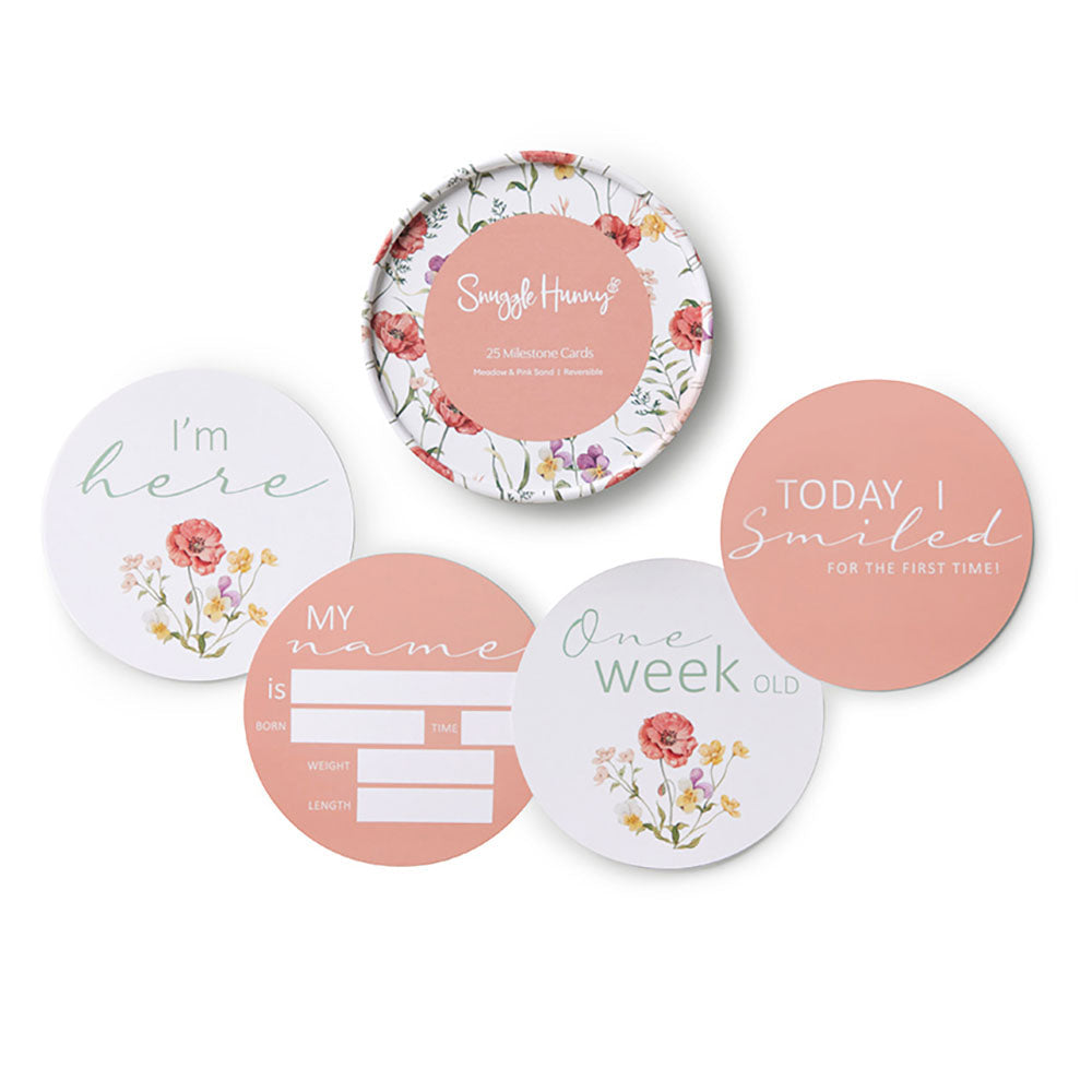 Snuggle Hunny Reversible Milestone Cards (various)