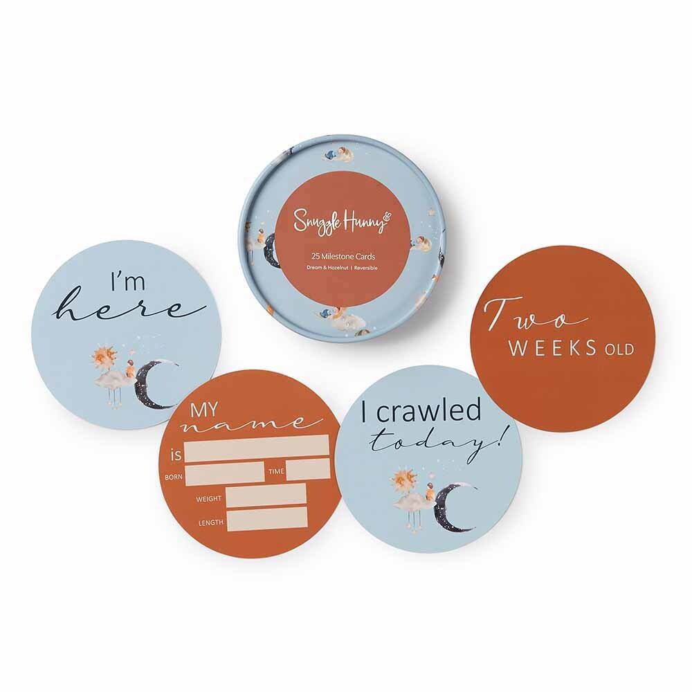 Snuggle Hunny Reversible Milestone Cards (various)