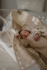 Little Ted Knitted Blanket