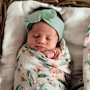 Sage Topknot Headband