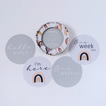 Sunset Rainbow & Silver Milestone Cards