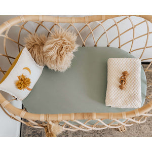 Sage | Bassinet Sheet / Change Pad Cover