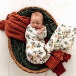 Festive Berry Organic Muslin Wrap - Limited Edition