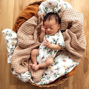 Festive Berry Short Sleeve Organic Bodysuit - Limited Edition