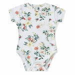 Festive Berry Short Sleeve Organic Bodysuit - Limited Edition