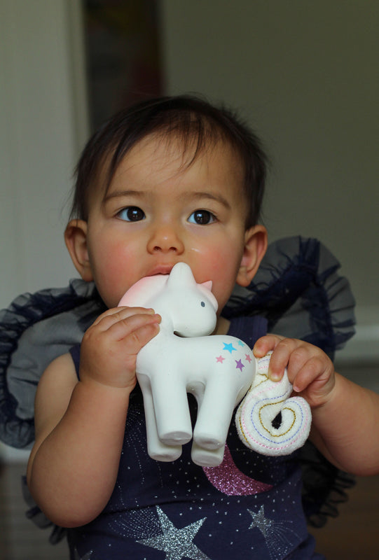 Cotton Candy Unicorn Teether