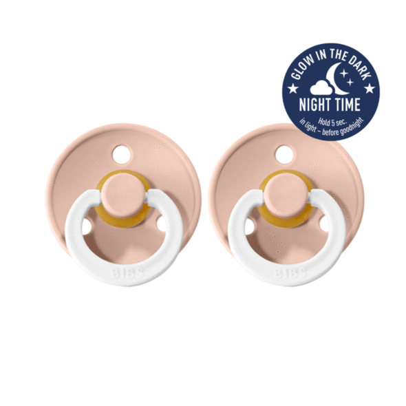 BIBS Dummies | Night Glow | Size 3 | 2 Pack |