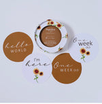 Sunflower & Bronze Milestone Cards
