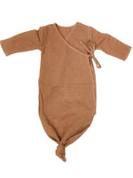 Newborn Gown - Tan