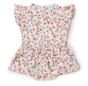 Spring Floral Organic Dress Certified Organic Cotton