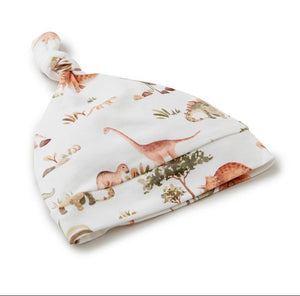 Dino Organic Knotted Beanie Certified Organic Cotton  Share: