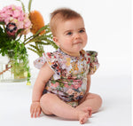 KIP&CO X FLOWER FAIRIES MAKE A WISH ORGANIC SS FRILL ROMPER