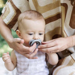 The Pop & Go Pacifier - Oh Happy Grey
