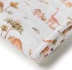 Dino Organic Muslin Wrap GOTS Organic Cotton