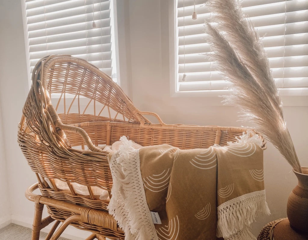 Rainbow Fringe Swaddle