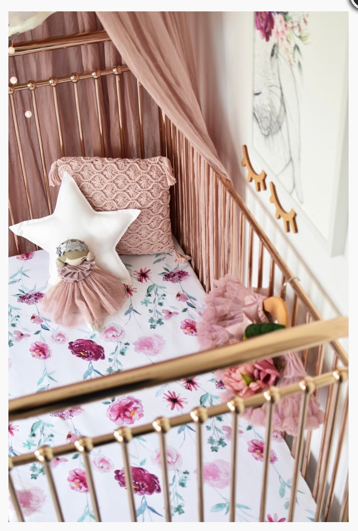 Fitted Cot Sheet - Wanderlust