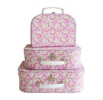 Blossom suitcase trio