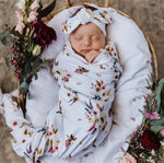 Boho Posy Wrap+Topknot Boxed Gift Set