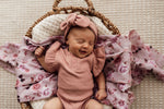 Rose Pink Short Sleeve Bodysuit
