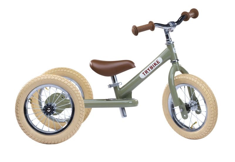 Vintage Trybike - Cream Tyres and Chrome (assorted colours)