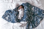 Aquario Damask Swaddle