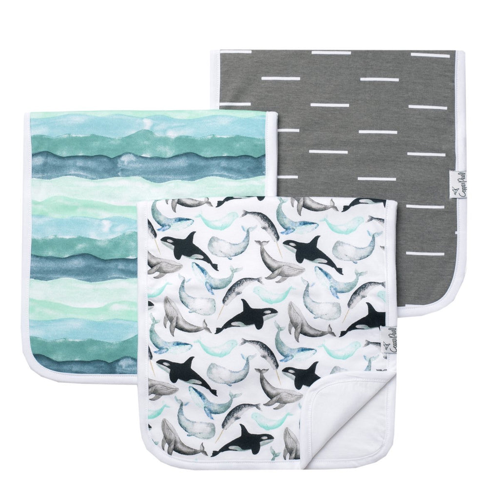 Premium Burp Cloths (3 Pack) - Kai