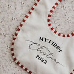 My First Christmas 2022 Bib