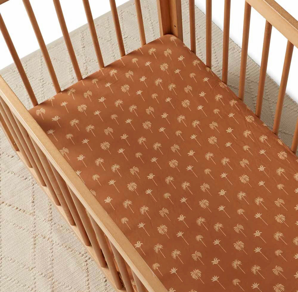 Bronze Palm | Fitted Cot Sheet