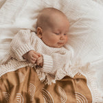 Rainbow Fringe Swaddle