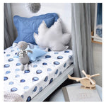 Fitted Cot Sheet - Cloud Chaser
