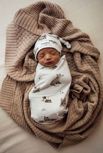 Fox | Snuggle Swaddle & Beanie Set