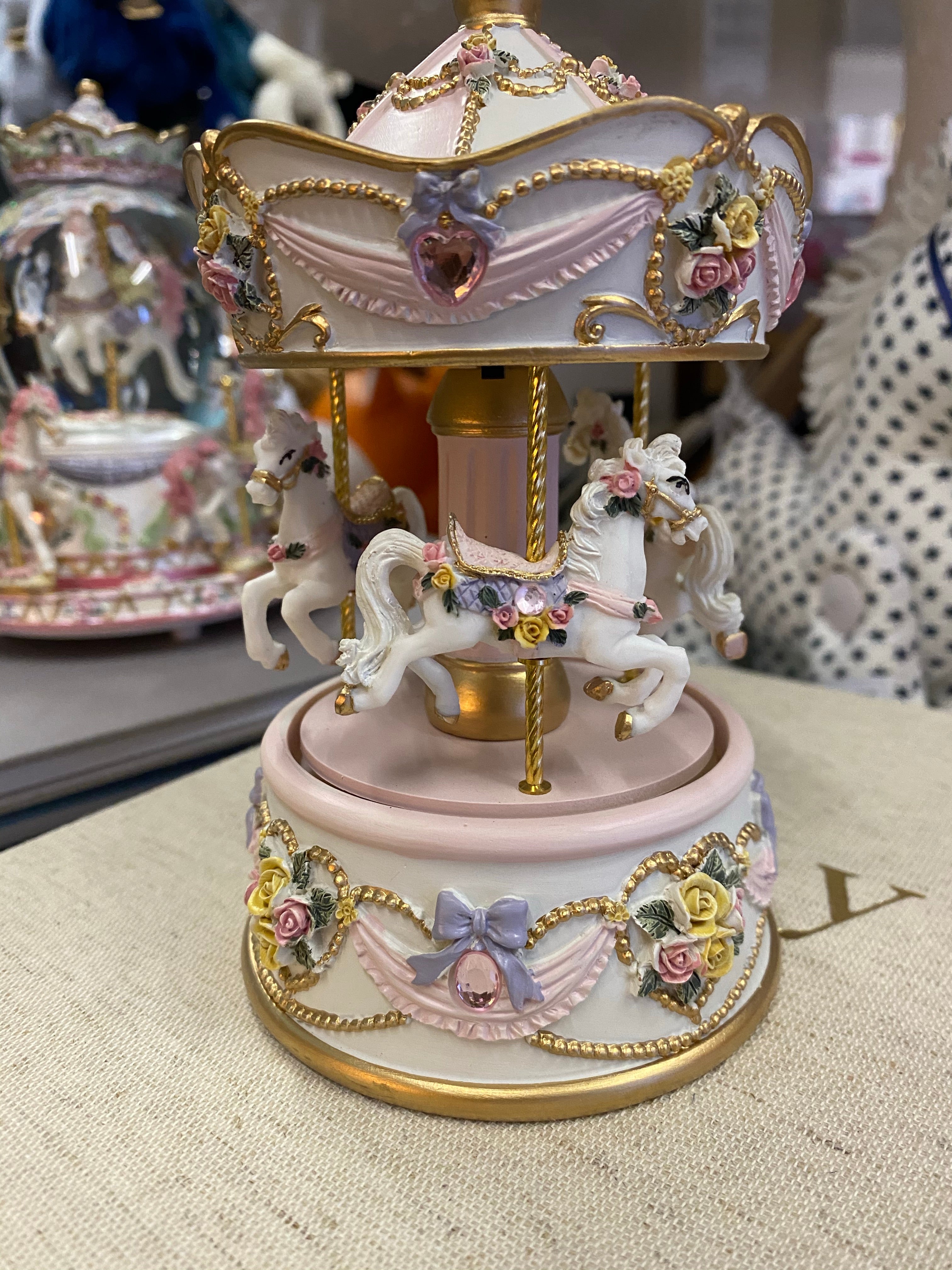 Pink Carousel 13cm