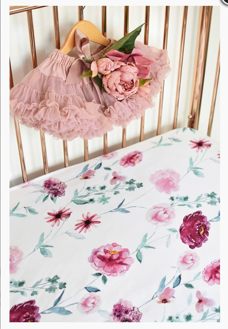 Fitted Cot Sheet - Wanderlust