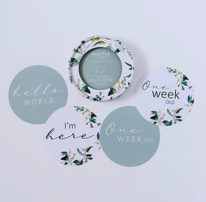 Eucalypt & Sage Milestone Cards