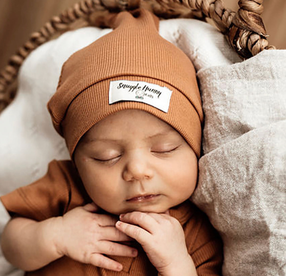 Chestnut Knotted Beanie