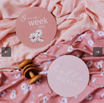 Daisy & Musk Pink Milestone Cards